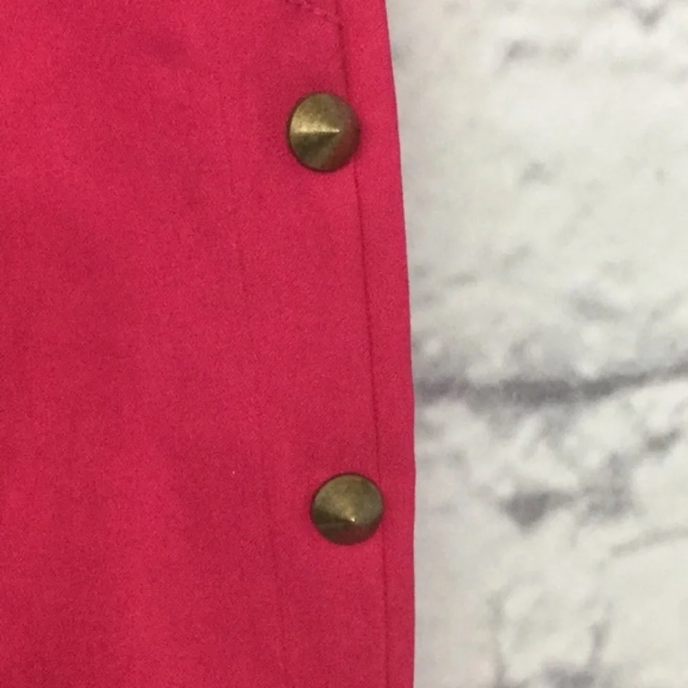 April Spirit Hot Pink studded leggings pants xs/small - Picture 6 of 6